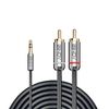 Lindy 35332 Audio-Kabel 0,5 m 3.5mm 2 x RCA Anthrazit_thumb_2