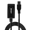 Lindy 43155 USB Kabel USB 3.2 Gen 1 (3.1 Gen 1) 5 m USB A 5 Gbit/s Schwarz_thumb_2