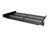 StarTech.com 1U Vented Server Rack Cabinet Shelf - Fixed 10in Deep Cantilever Rackmount Tray for 19" Data/AV/Network Enclosure w/Cage Nuts rack shelf - 1U_thumb_2