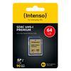 Intenso Premium - flash memory card - 64 GB - SDXC UHS-I_thumb_2