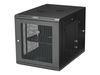 StarTech.com 12U 19" Wall Mount Network Cabinet, 4 Post 24" Deep Hinged Server Room Data Cabinet- Locking Computer Equipment Enclosure with Shelf, Flexible Vented IT Rack, Pre-Assembled - 12U Vented Cabinet (RK1232WALHM) - rack enclosure cabinet - 12U_thumb_1