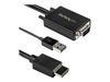StarTech.com 2m VGA to HDMI Converter Cable with USB Audio Support & Power, Analog to Digital Video Adapter Cable to connect a VGA PC to HDMI Display, 1080p Male to Male Monitor Cable - Supports Wide Displays (VGA2HDMM2M) - adapter cable - HDMI / VGA / US_thumb_1
