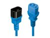 Cable Lindy C14 to C13 Extension 1m blau_thumb_2
