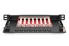 Digitus CAT 6A Slim Patch Panel, shielded, 8-port, 0.5 U, 10", black_thumb_7