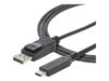 StarTech.com 6ft/1.8m USB C to Displayport 1.4 Cable Adapter - 4K/5K/8K USB Type C to DP 1.4 Monitor Video Converter Cable - HDR/HBR3/DSC - external video adapter - black_thumb_2