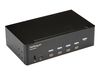 StarTech.com KVM Switch HDMI 4 Port - 4K 30 Hz - KVM Extender für HDMI - KVM HDMI Umschalter - KVM-/Audio-/USB-Switch - 4 Anschlüsse - an Rack montierbar_thumb_3