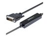 StarTech.com 3.3 ft / 1 m USB-C to DVI Cable - USB Type-C Video Adapter Cable - 1920 x 1200 - Black (CDP2DVIMM1MB) - external video adapter_thumb_10