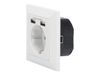Digitus Socket with 2 USB ports power adapter_thumb_1
