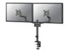 Neomounts DS60-425BL2 mounting kit - full-motion - for 2 monitors - black_thumb_1