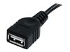 StarTech.com 3 ft Black USB 2.0 Extension Cable A to A - M/F - 3 ft USB A to A Extension Cable - 3ft USB 2.0 Extension cord (USBEXTAA3BK) - USB extension cable - USB to USB - 91 cm_thumb_2
