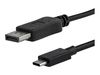 StarTech.com 3ft/1m USB C to DisplayPort 1.2 Cable 4K 60Hz - USB Type-C to DP Video Adapter Monitor Cable HBR2 - TB3 Compatible - Black - external video adapter - STM32F072CBU6 - black_thumb_7