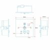 Lindy 150m Cat.6 HDMI 4K60 & Type C HDBaseT UK Wall Plate KVM Extender, Transmitter_thumb_6