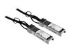 StarTech.com 1m 10G SFP+ to SFP+ Direct Attach Cable for Cisco SFP-H10GB-CU1M - 10GbE SFP+ Copper DAC 10Gbps Passive Twinax - direct attach cable - 1 m_thumb_1