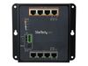 StarTech.com Industrial 8 Port Gigabit PoE Switch, 4 x PoE+ 30W, Power Over Ethernet, Hardened GbE Layer/L2 Managed Switch, Rugged High Power Gigabit Network Switch IP-30/-40C to +75C - Managed Network Switch (IES81GPOEW) - switch - 8 ports - managed_thumb_3