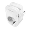 Adap Logilink DC Adapter with 2x USB Charger White_thumb_3