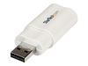 StarTech.com USB Audio Adapter - USB auf Soundkarte in weiß - Soundcard mit USB (Stecker) und 2x 3,5mm Klinke extern - Soundkarte_thumb_3