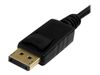 StarTech.com 10ft Mini DisplayPort to DisplayPort Cable - M/M - mDP to DP 1.2 Adapter Cable - Thunderbolt to DP w/ HBR2 Support (MDP2DPMM10) - DisplayPort cable - 3 m_thumb_6
