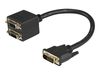 StarTech.com DVI-D auf 2x DVI-D 30cm Splitter Kabel - Dual Link DVI25 Y-Kabel - Stecker/2x Buchse - DVI-Adapter vergoldete Kontakte - Video-Verteiler - 30.5 cm_thumb_1