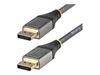 StarTech.com 10ft (3m) VESA Certified DisplayPort 1.4 Cable, 8K 60Hz HDR10, Ultra HD 4K 120Hz DP Video Cable, DisplayPort to DisplayPort Cable, DP Cord for Monitors/Displays, M/M - DP 1.4 Cable with Latches (DP14VMM3M) - DisplayPort cable - DisplayPort to_thumb_1