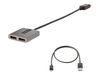 StarTech.com 2-Port DisplayPort MST Hub, Dual 4K 60Hz, DP to 2x DisplayPort Monitor Adapter, DP 1.4 Multi-Monitor Video Adapter w/ 1ft Built-in Cable, USB Powered, Windows Only - Multi Stream Transport Hub (MST14DP122DP) - Hub - 2 Anschlüsse_thumb_6