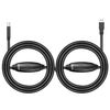 Lindy 43098 USB Kabel USB 3.2 Gen 1 (3.1 Gen 1) 10 m USB A USB B 5 Gbit/s Schwarz_thumb_2