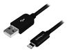 StarTech.com 2m (6ft) Long Black Apple® 8-pin Lightning Connector to USB Cable for iPhone / iPod / iPad - Charge and Sync Cable (USBLT2MB) - Lightning cable - Lightning / USB - 2 m_thumb_2