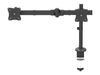 StarTech.com Desk Mount Triple Monitor Arm - 3 VESA 27" Displays - Ergonomic Height Adjustable Articulating Pole Mount - Clamp/Grommet (ARMTRIO) - adjustable arm_thumb_4