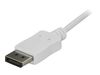 StarTech.com USB-C auf DisplayPort Adapter Kabel - 1,8 m - Thunderbolt 3 kompatibel - Weiß - 4K 60Hz - CDP2DPMM6W - externer Videoadapter - STM32F072CBU6 - weiß_thumb_3
