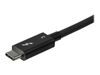 StarTech.com 0.8m/2.7ft Thunderbolt 3 to Thunderbolt 3 Cable - 40Gbps - Certified TB3 - USB C Compatible - Active - 100W PD (TBLT34MM80CM) - Thunderbolt cable - 80 cm_thumb_9