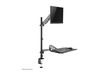 Neomounts DS90-325BL1 Befestigungskit - Sitz-Steh-Arbeitsplatz - für LCD-Display / Tastatur / Maus - Schwarz_thumb_2