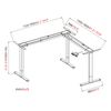 Desk Digitus Tischgestell 90° L Triple 2-St grey_thumb_4