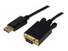 StarTech.com 6ft DisplayPort to VGA Cable - 1920 x 1200 - Active DP to VGA Adapter - DP to VGA Monitor Cable (DP2VGAMM6B) - DisplayPort cable - 1.83 m_thumb_1