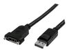 StarTech.com 3 ft / 91 cm 20 pin DP DisplayPort Extension Panel Mount Cable - DisplayPort to DisplayPort - Male to Female (DPPNLFM3PW) - DisplayPort-Kabel - 91 cm_thumb_1