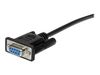 StarTech.com 0.5m Black Straight Through DB9 RS232 Serial Cable - DB9 RS232 Serial Extension Cable - Male to Female Cable - 50cm (MXT10050CMBK) - serial extension cable - 50 cm_thumb_1