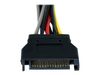 StarTech.com 6in SATA Power Y Splitter Cable Adapter - M/F - Power splitter - SATA power (M) to SATA power (F) - 6 in - PYO2SATA - power splitter - SATA power to SATA power - 15.2 cm_thumb_2