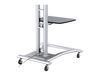Neomounts PLASMA-M1800E cart - for flat panel / AV system - silver_thumb_4