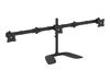 StarTech.com Triple Monitor Stand - Articulating - For Monitors 13" to 27" Adjustable VESA Computer Monitor Stand for 3 Monitor Setup - Steel - Black (ARMBARTRIO2) - stand (adjustable arm)_thumb_2