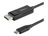 StarTech.com 3ft (1m) USB C to DisplayPort 1.2 Cable 4K 60Hz - Reversible DP to USB-C / USB-C to DP Video Adapter Monitor Cable HBR2/HDR - USB / DisplayPort cable - 1 m_thumb_1