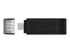Kingston USB-Stick DataTraveler 70 - USB 3.2 Gen 1 (3.1 Gen 1) - 64 GB - Schwarz_thumb_1