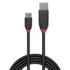 Lindy USB cable Black Line - USB-A / USB-C - 50 cm_thumb_2