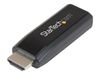 StarTech.com HDMI to VGA Adapter - Aux Audio Output - Compact - 1920x1200 - HDMI to VGA (HD2VGAMICRA) - video converter - black_thumb_1