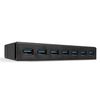 Lindy 43228 Schnittstellen-Hub USB 3.2 Gen 1 (3.1 Gen 1) Type-A 5000 Mbit/s Schwarz_thumb_1