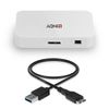 Lindy 43143 Schnittstellen-Hub USB 3.2 Gen 1 (3.1 Gen 1) Type-A 5000 Mbit/s Weiß_thumb_4