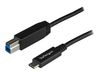 StarTech.com USB C to USB B Printer Cable - 1m / 3 ft - Superspeed - USB 3.1 - 10Gbps - USB C Printer Cable - USB Type C to Type B (USB31CB1M) - USB-C cable - 1 m_thumb_3
