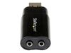 StarTech.com USB Sound Card - 3.5mm Audio Adapter - External Sound Card - Black - External Sound Card (ICUSBAUDIOB) - sound card_thumb_4