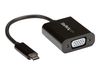 StarTech.com USB-C to VGA Adapter - Black - 1080p - Video Converter For Your MacBook Pro - USB C to VGA Display Dongle (CDP2VGA) - external video adapter - black_thumb_1