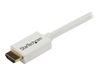 StarTech.com 5m/16 ft CL3 Rated HDMI Cable with Ethernet, In Wall Rated HDMI Cable 4K 30Hz, UHD High Speed HDMI Cable 10.2 Gbps Bandwidth, 4K Ultra HD HDMI 1.4 Video / Display Cable, 30AWG - Long White HDMI Cable - HDMI cable - 5 m_thumb_3