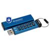 Kingston USB flash drive IronKey Keypad 200 - USB 3.1 Gen 1 - 32 GB - blue_thumb_2