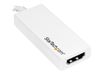 StarTech.com USB-C auf HDMI Adapter - Thunderbolt 3 kompatibel - Weiß - 4K 30Hz - externer Videoadapter - weiß_thumb_3