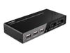 Lindy - KVM / audio / USB switch - HDMI 4K60, USB 2.0 - 2 ports_thumb_1